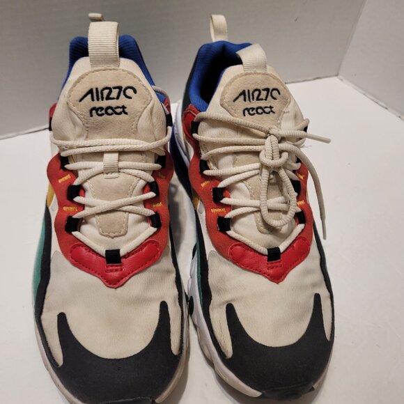 Air 7c react Nike runners 6Y Youth Multicolor Sneakers Size US 6Y - Picture 9 of 13